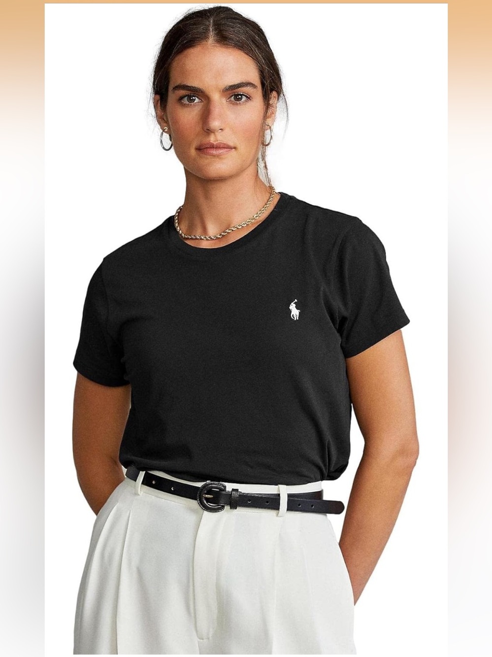 Polo Ralph Lauren Womens Crew Neck Jersey T-Sirt